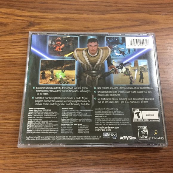 Star Wars Jedi Knight Jedi Academy Jewel Case PC CD - Picture 2 of 5